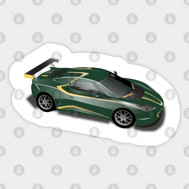 Lotus Evora John Player Special BRG Sticker by Bluevolksmann